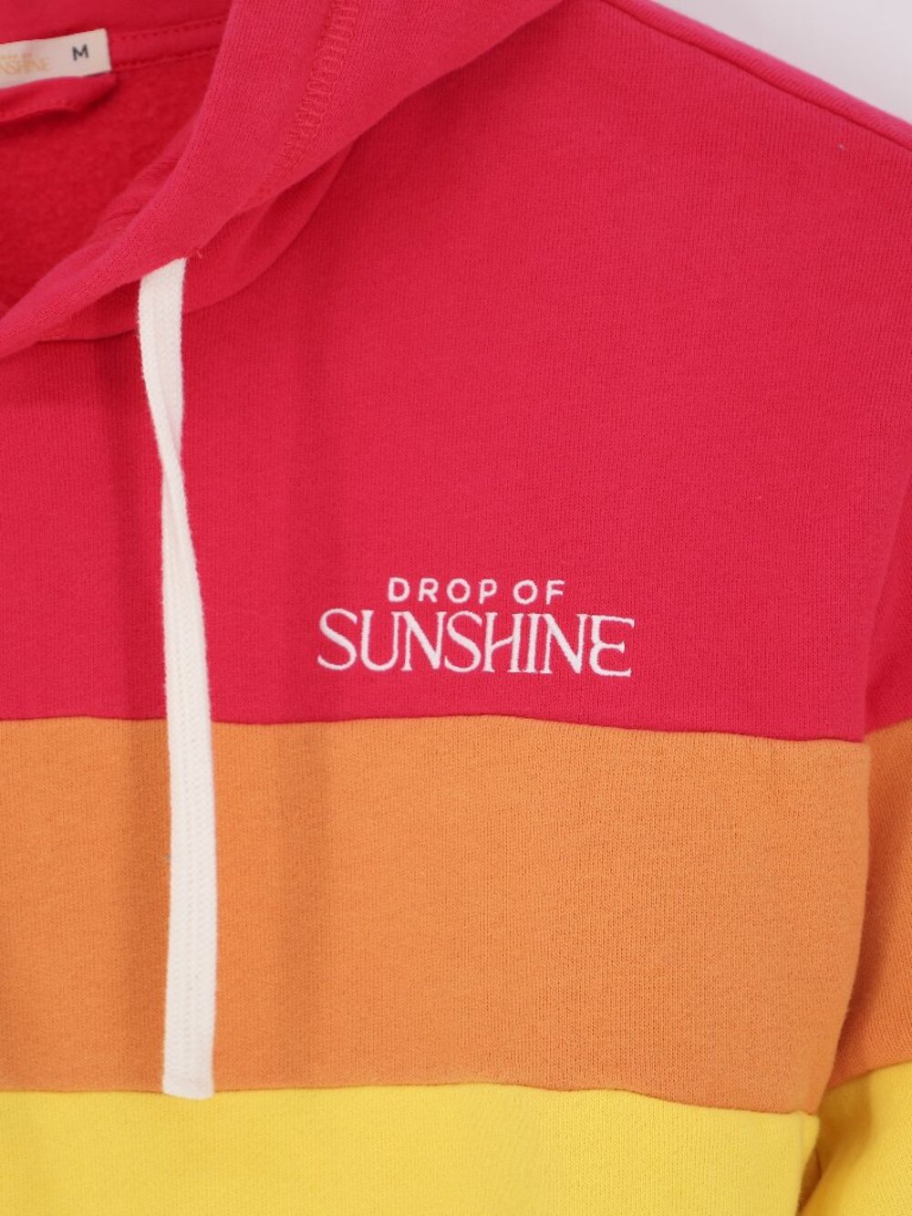 MARINE LAYER Drop of Sunshine Hoodie Colorblock Sweatshirt Size M - Picture 4 of 6